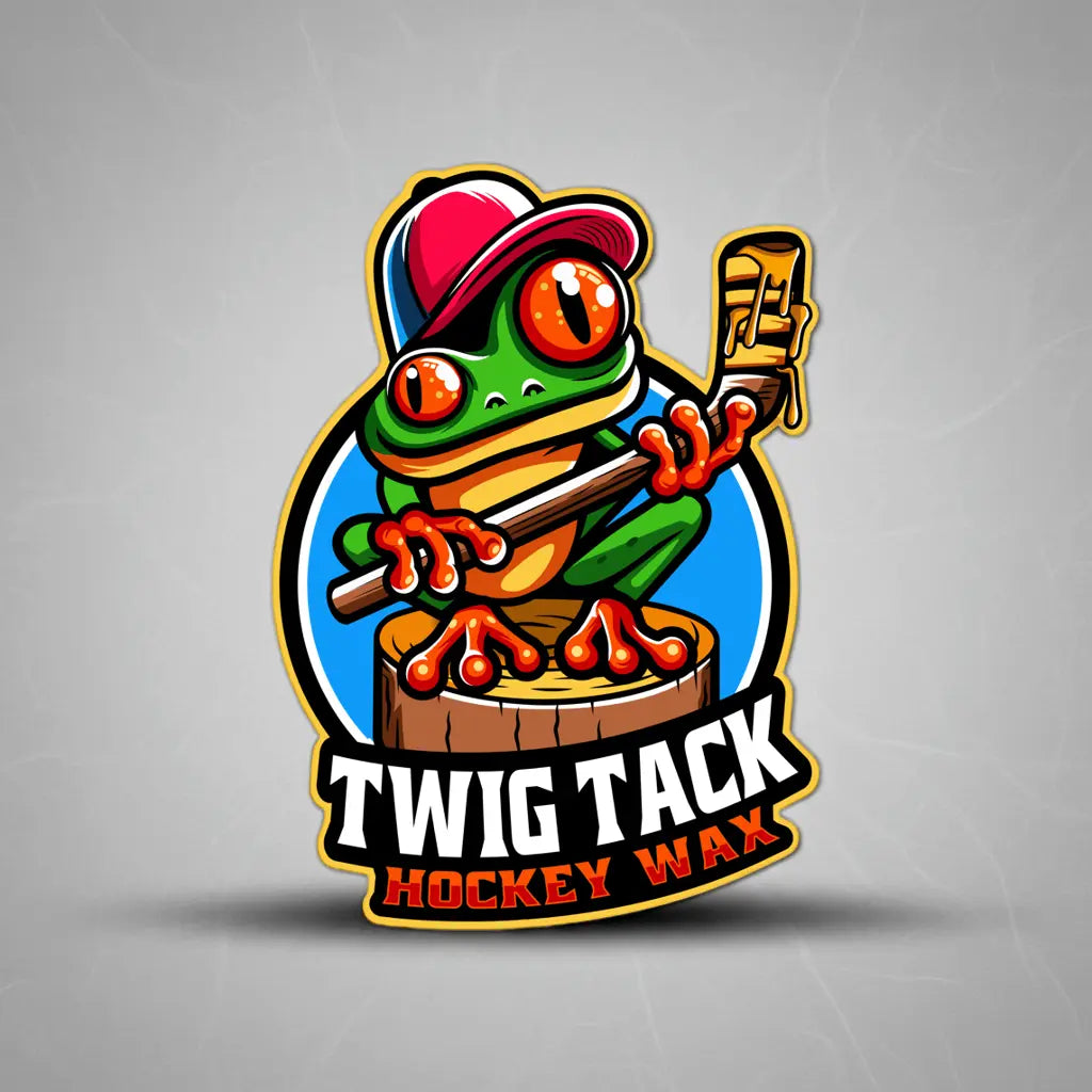 Hockey stick wax twig tack